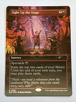 Light Up the Stage Foil - MTG Secret Lair - Viva Las Rakdos Festival in a Box - Image 1