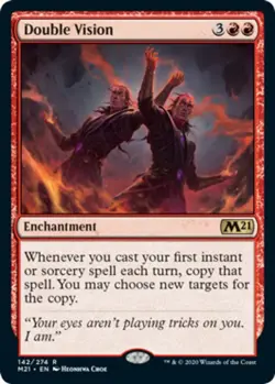 x1 Double Vision R MTG Core Set 2021 M/NM, English - Image 1