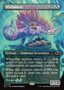 Wistfulness *Borderless* - ECL - NM - Magic The Gathering - MTG - Image 1