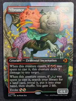 Vibrance - Borderless - Lorwyn Eclipsed (MTG) - Image 1