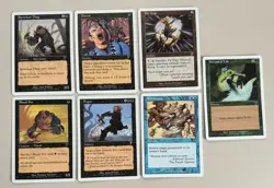 7x Common 7th Edition MTG - ©2001 M/NM zB Blood Pet, Duress - Image 1
