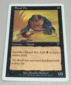 7x Common 7th Edition MTG - ©2001 M/NM zB Blood Pet, Duress - Image 3