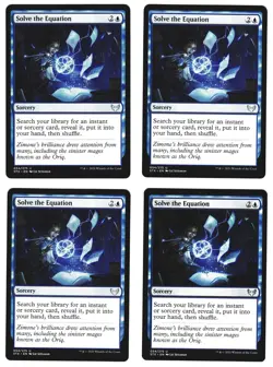 Magic The Gathering MTG Strixhaven School of Mages 2021 54 Solve the Equation x4 - Image 1