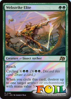 Webstrike Elite 0186 MTG Aetherdrift Rare NP Foil - Image 1