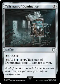 Talisman of Dominance 0246 MTG PIP Fallout Uncommon NP - Image 1