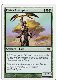 1x MTG Elvish Champion - 8th Edition! Moderate Play - Image 1