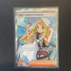 2025 Pokemon Mega Evolution Lillie's Determination Ultra Rare #169/132 Near Mint - Image 1