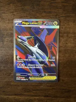 Mega Latias EX 163/132 Me01: Mega Evolution Pokemon TCG Ultra Rare Full Art - Image 1