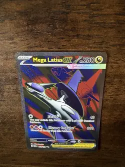 Mega Latias EX 163/132 Me01: Mega Evolution Pokemon TCG Ultra Rare Full Art - Image 4