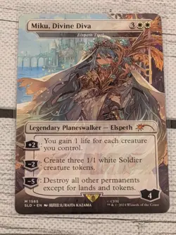 Miku Divine Diva - Elspeth Tirel Near Mint Non-foil English Secret Lair MTG - Image 1