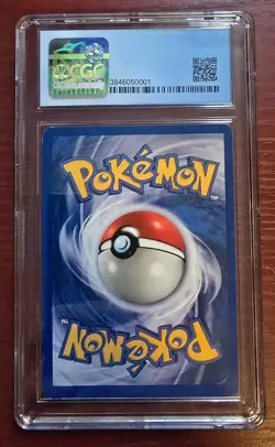 2000 POKEMON TEAM ROCKET #4 DARK CHARIZARD HOLO CGC 7 - Image 2