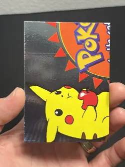 2000 Topps Pokemon Series 3 Puzzle Card #P01 Pikachu Upper Left Silver Foil LP - Image 1
