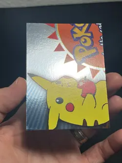 2000 Topps Pokemon Series 3 Puzzle Card #P01 Pikachu Upper Left Silver Foil LP - Image 2