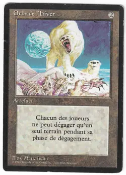 ►Magic-Style◄ MTG - Winter Orb - French Revised FBB - Played - Image 1