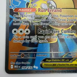 Mega Kangaskhan EX 164/132 Pokemon ME01: Mega Evolution Ultra Rare Holo 2025 - Image 5
