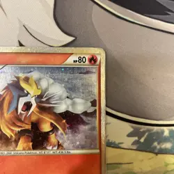 Shiny Entei HGSS20 - Cosmos Holo Black Star Vintage Promo - Pokemon 2010 - MP - Image 5