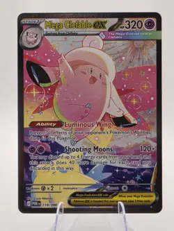 Mega Clefable ex 119/088 SIR Perfect Order Special Illustration Rare Pokemon NM - Image 1