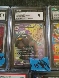 7 Slabs Pokemon Graded Card Collection , CGC/ Psa - Image 5