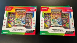 Pokemon TCG First Partner Illustration Collection Series 1 Boxes (2) - Image 1