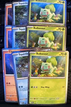 Pokemon 151 Poster Promos Bulbasaur 046 Charmander 047 Squirtle 6 Set Lot - Image 2