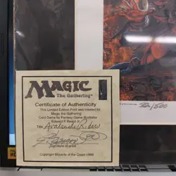 Avalanche Riders Art Print Edward Beard Hand Signed & Numbered #32/500 MTG - Image 3