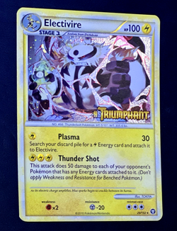 2010 Pokemon ELECTIVIRE Triumphant Set PRERELEASE HOLO Rare STAMPED Card 20/102 - Image 4