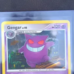 Pokemon Gengar 17/99 2009 Rare Regular EN 120HP Pokemon TCG - Image 2