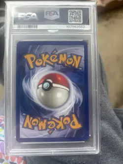 Pokemon Alakazam Base Set Holo Rare 1/102 PSA 7 1999 English - Image 2
