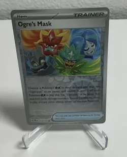 Prismatic Evolutions - Ogre's Mask - 118/131 - Reverse Holo - NM/M - Image 1