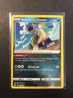 Radiant Hisuian Sneasler 123/196 Ultra Rare Lost Origin Pokemon TCG Near Mint - Image 1