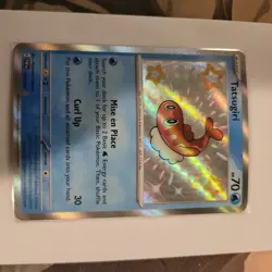 Pokemon TCG English Tatsugiri 127/091 SV: Paldean Fates "Baby Shiny" Holo NM+ - Image 1