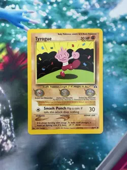 Tyrogue 66/75 Regular Neo Discovery Pokemon TCG - Image 3