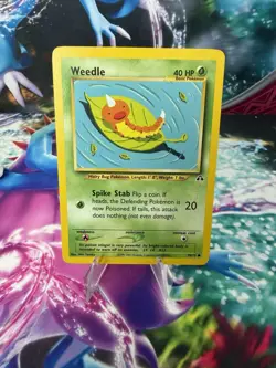 Pokemon 70/75 Weedle Neo Discovery Common - Image 1