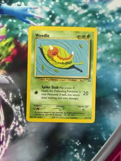 Pokemon 70/75 Weedle Neo Discovery Common - Image 3