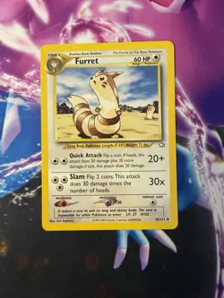 Furret 35/111 - Neo Genesis Unlimited Edition - WOTC Pokemon TCG - Image 3