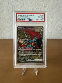 Pokemon Roaring Moon ex Terastal Festival Japanese Special Art Rare #218 PSA 10 - Image 1