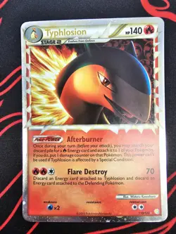 Pokemon Typhlosion PRIME Holo Ultra Rare Heartgold & Soulsilver 110/123 2010 - Image 1