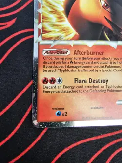 Pokemon Typhlosion PRIME Holo Ultra Rare Heartgold & Soulsilver 110/123 2010 - Image 5