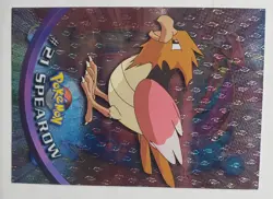 Topps 1999 Spearow #21 TV Animation Edition Rainbow Holo Pokemon Black Label NM - Image 2