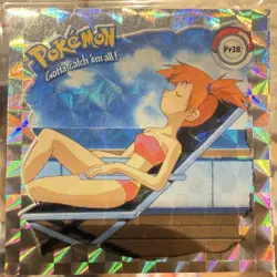 Misty Pr38 Artbox Prism Series 1 Pokemon Sticker 1999 Nintendo - Gamefreak - Image 1
