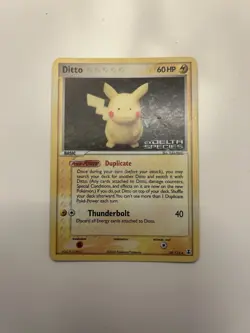 Pokemon Ditto (Pikachu) Delta Species Reverse Holo LP-039/113 English - Image 1