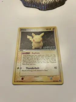 Pokemon Ditto (Pikachu) Delta Species Reverse Holo LP-039/113 English - Image 2