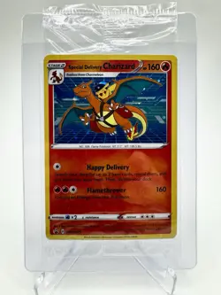 Pokemon Special Delivery Charizard SWSH075 Black Star Promo Sealed - Image 1