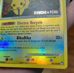 Pikachu - 94/123 - Pokemon Burger King Promo Stamped Reverse Holo Common - Image 5