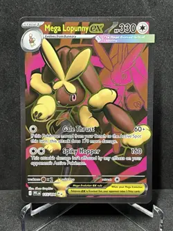 Mega Lopunny Ex 115/094 Ultra Rare Phantasmal Flames Pokemon NM - Image 1