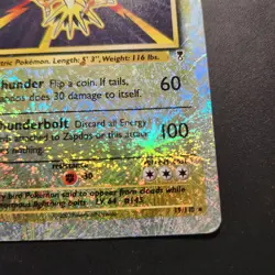 [HP/DMG] 2002 Zapdos 19/110- Legendary Collection Reverse Holo Rare- Pokemon TCG - Image 3