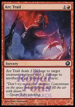 Arc Trail 1x FOIL SOM MTG Scars of Mirrodin Uncommon MINT red - Image 1