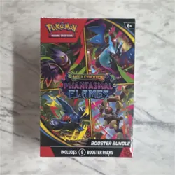 Pokemon TCG Mega Evolution-Phantasmal Flames Booster Bundle 6 Packs (60) - Image 1