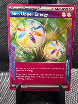 Neo Upper Energy 162/162 ACE SPEC Rare Temporal Forces Pokemon Near Mint - Image 1