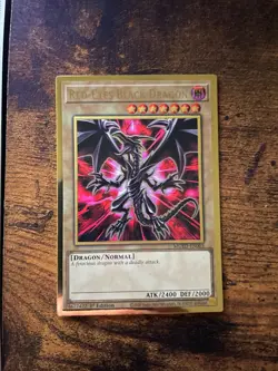 Red-Eyes Black Dragon - MGED-EN003 - 1st Edition - Gold Rare - LP - Image 1